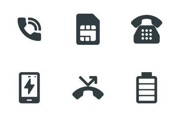 Mobile & Telephone Icon Pack
