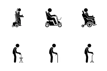Mobility Aid Icon Pack
