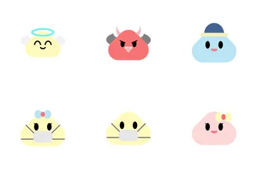 Mochi Emoticon Icon Pack