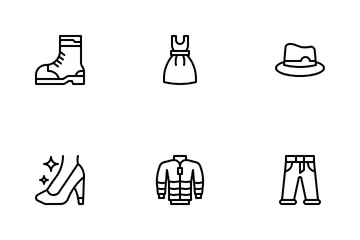 Moda Paquete de Iconos