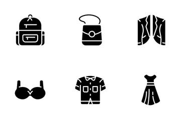 Moda y complementos Paquete de Iconos