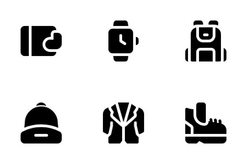 Moda y ropa Paquete de Iconos