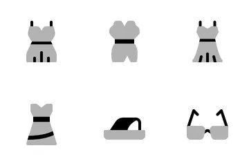 Moda y ropa Paquete de Iconos