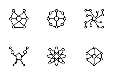 Modèle de réseau Pack d'Icônes