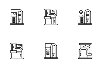 Modern Building Icon Pack