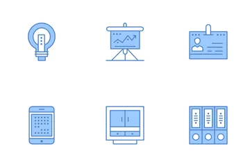 Modern Business And Business Essentials Icon Pack