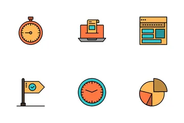 Modern Business And Business Essentials Icon Pack