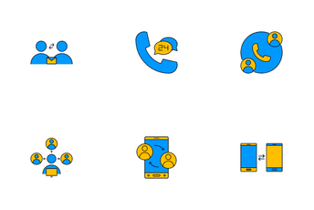 Modern Contact Us Icon Pack