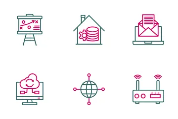 Modern Data Analytics Icon Pack