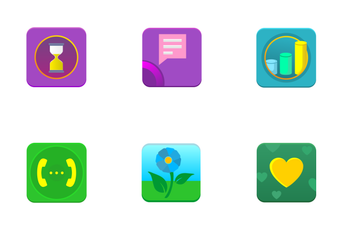 Modern Mobile Icon Set Icon Pack