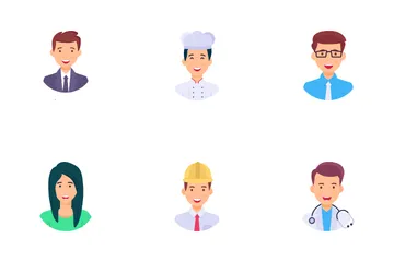 Modern Professional Avatars Icon Pack