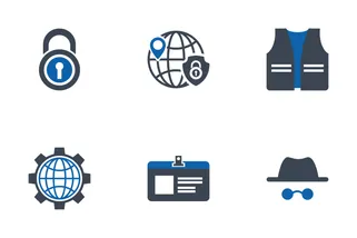 Modern Security Icons