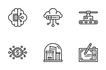Modern Technology Icon Pack