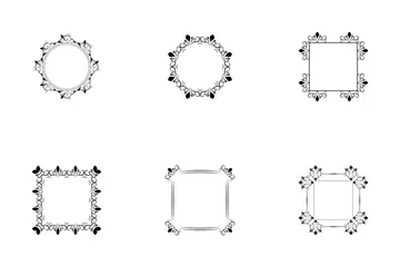 Molduras e Monogramas Pacote de Ícones