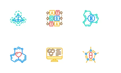 Molecule Chemistry Science Icon Pack