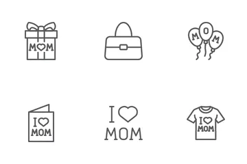 Mom Day Icon Pack