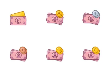 Money And Nothing More Icon Pack