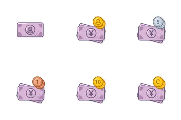 Money And Nothing More Icon Pack