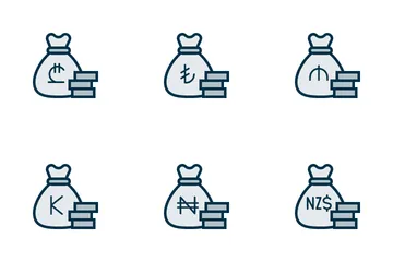 Money Bag Icon Pack