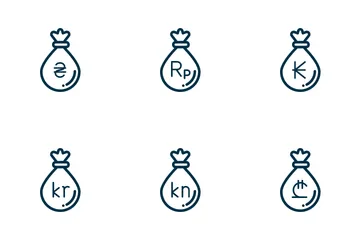 Money Bag Icon Pack