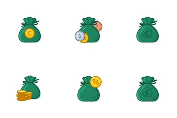 Money Bag Icon Pack