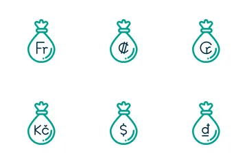 Money Bag Icon Pack