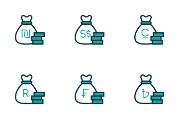 Money Bag Icon Pack