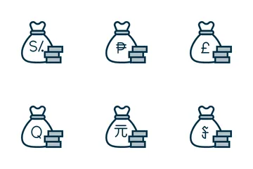 Money Bag Icon Pack