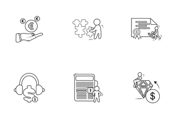 Money, Banking And Finance Icon Pack