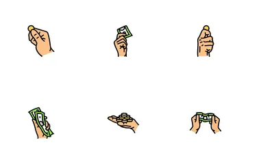 Money Cash Payment Dollar Finance Icon Pack