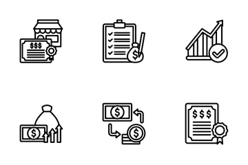 Money Investment Icon Pack