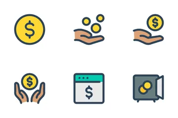 Money Investment & Savings Vol-1 Icon Pack