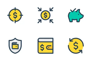 Money Investment & Savings Vol-3 Icon Pack