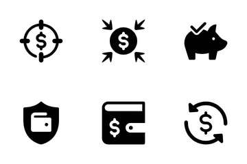 Money Investment & Savings Vol-3 Icon Pack