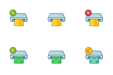 Money Receiver Icon Pack