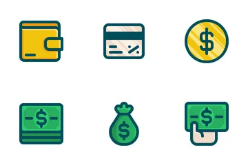 Money Set (colored) Icon Pack