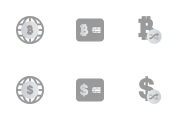 Money Transfer And Exchange Icon Pack