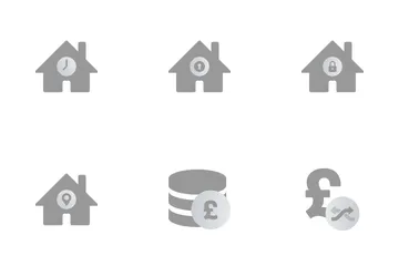 Money Transfer And Exchange Icon Pack