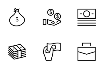 Money Vector Line Icons Icon Pack