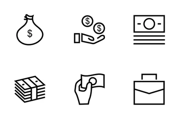 Money Vector Line Icons Icon Pack