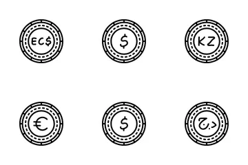 Pièces de monnaie Pack d'Icônes
