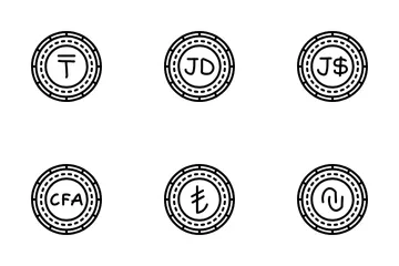 Pièces de monnaie Pack d'Icônes