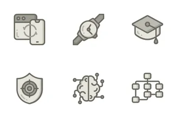 Monochrome Think Creative Icon Pack