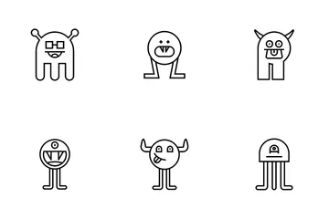 Monster Characters Icon Pack