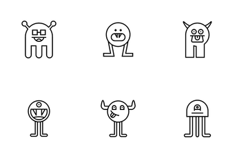 Monster Characters Icon Pack