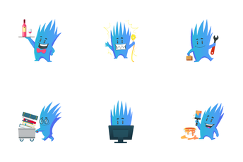 Monster Sticker Icon Pack