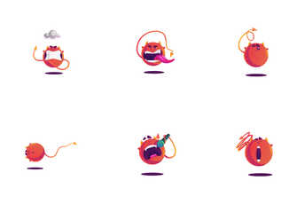 Monster Stickers Icon Pack
