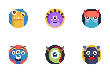 Monsters Avatars Icon Pack