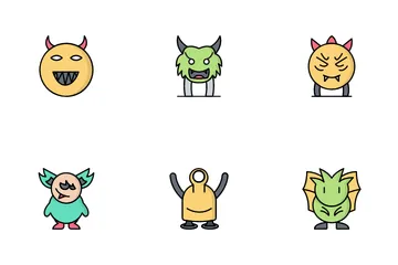 Monstruos Paquete de Iconos