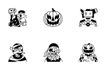 Monstruos de halloween Icon Pack